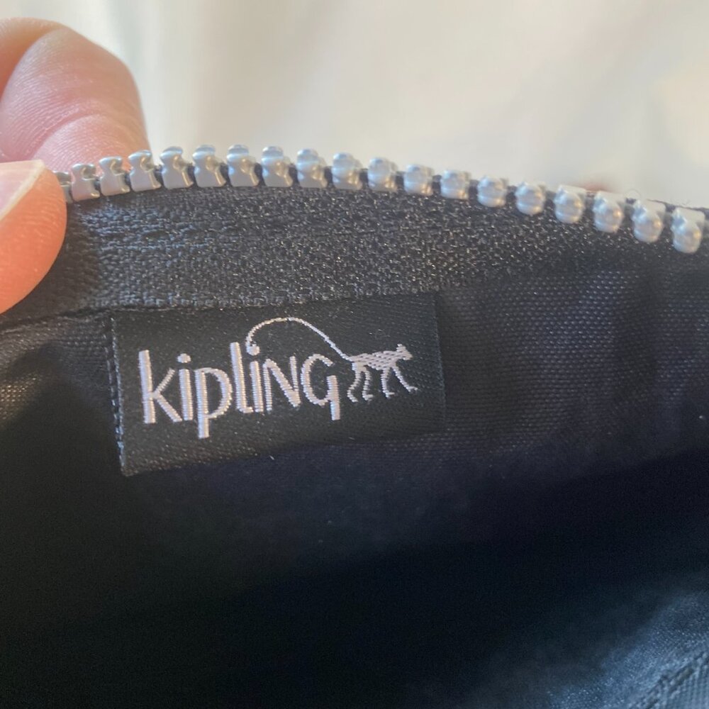 Kipling Small Creativity Soft Sided Black Wallet … - image 4